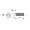 PEEK® pan head screw [180] (180063070409)