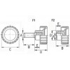 Fluted Grip knob [258] (258250659935)