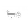 Slotted mushroom head screw [276] (276402000002)