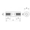 Cylindrical spacer [300] (300054500035)